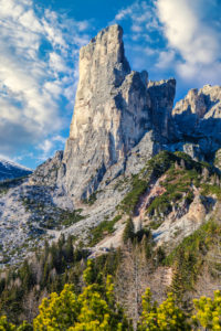 Torre Venezia, Civetta group, Dolomites, Taibon Agordino, Belluno, Veneto, Italy Torre Venezia, Civetta group, Dolomites, Taibon Agordino, Belluno, Veneto, Italy